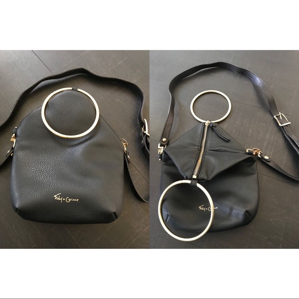 Foly and Corinna Black Cross Body handbag